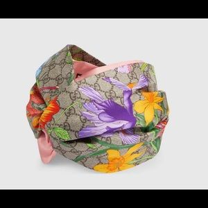 Gucci GG Flora print head band